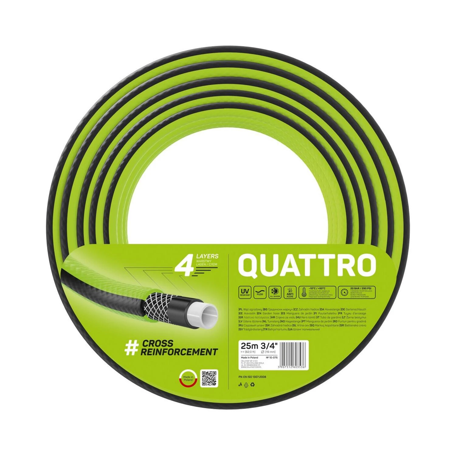 Wąż C. ŽARNA QUATTRO 3/4 "25m