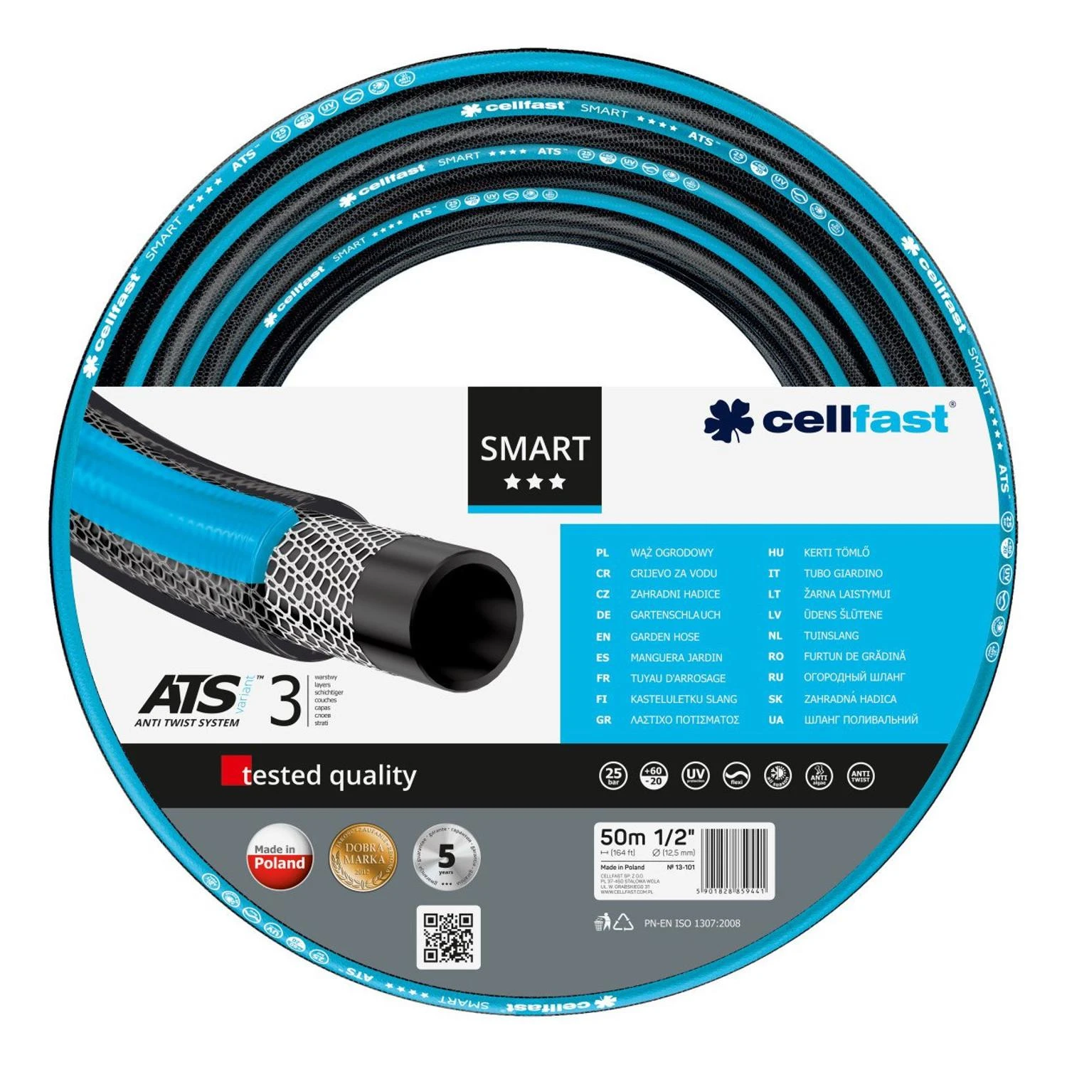 Wąż CELLFAST SODO ŽARNA SMART ATS 1/2 "50mb