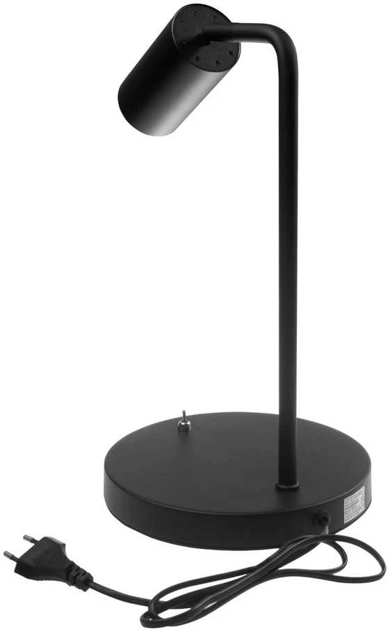 Lampka „Maclean“ GU10 stalinė lempa, prožektorius, apvali, GU10, su jungikliu, juoda, MCE370 B