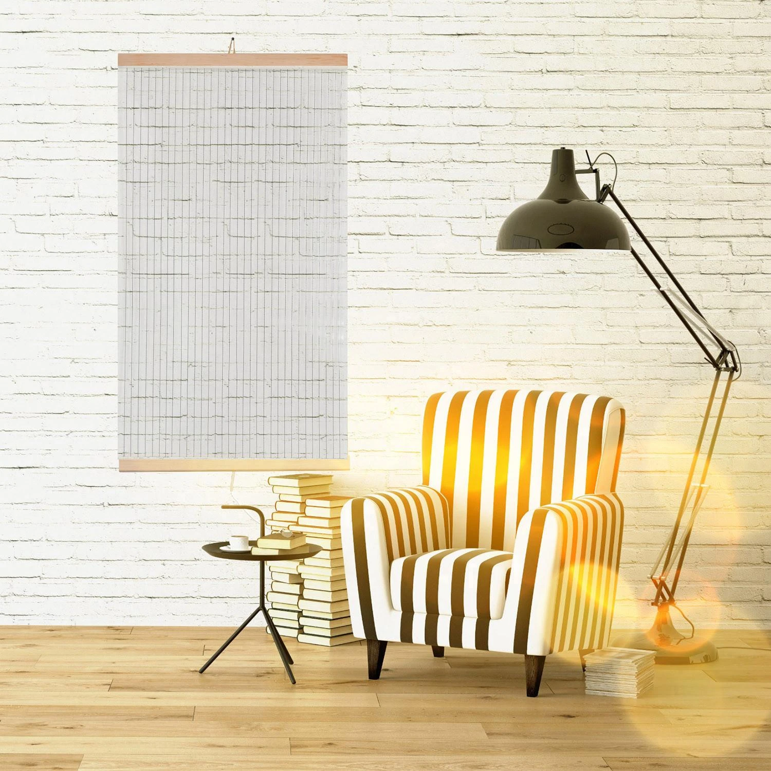 Infraraudonųjų spindulių Šildytuvas - lankstus šildymo skydelis 430W TRIO, raštas 14, skaidrus, išmatavimai 100x57cm su reguliatoriumi