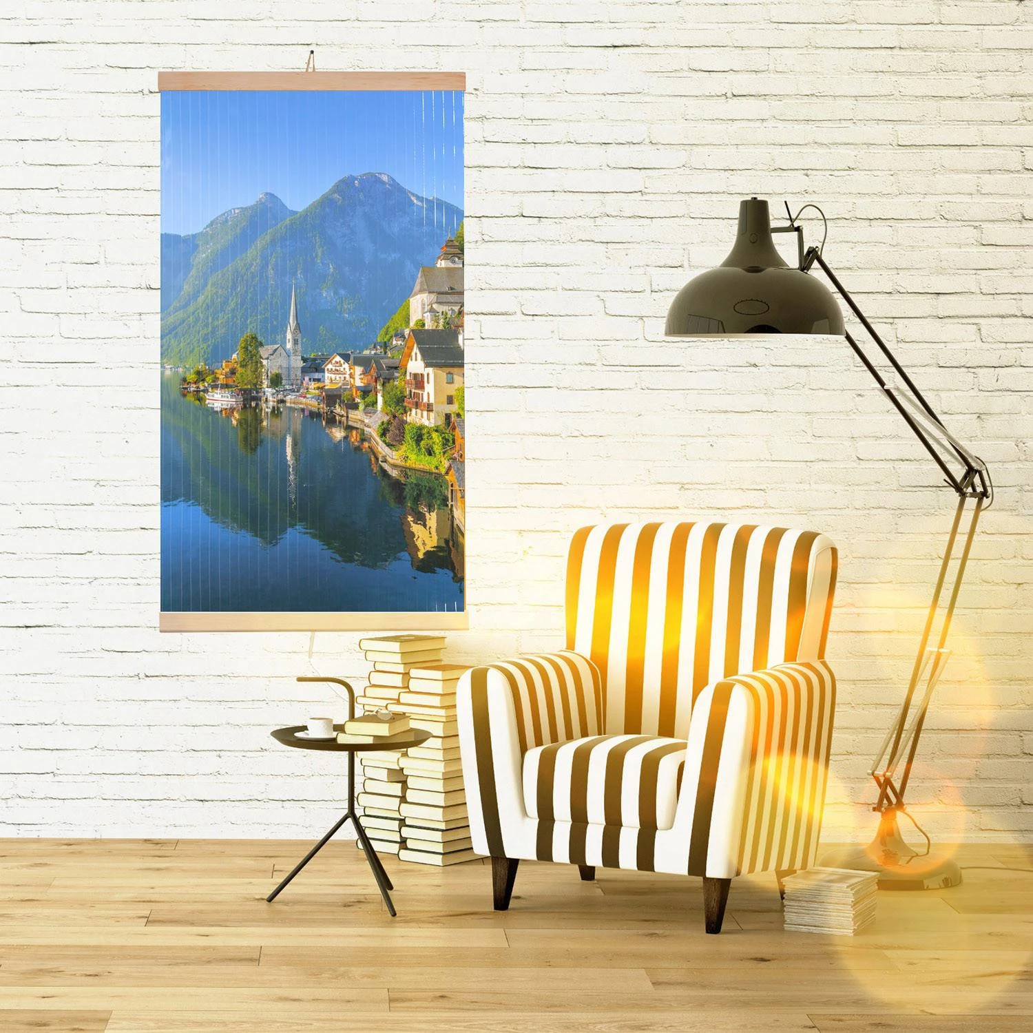 Šildytuvas Infraraudonųjų spindulių šildytuvas - lanksti šildymo plokštė 430 W TRIO 13 modelis kaimelis, matmenys 100 x 57 cm su reguliatoriumi