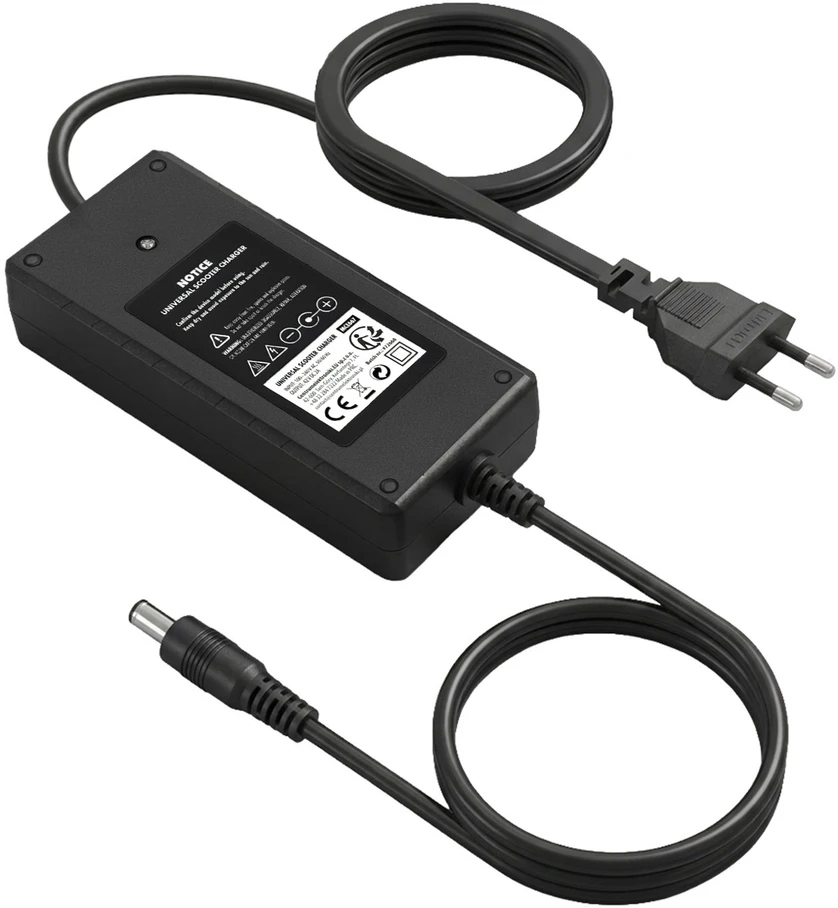 Universali kroviklis / Maitinimo šaltinis Maclean Energy, do hulajnóg, 42V DC, 2A, Max 85W, Fast Charging, 6 wtyczek, MCE667