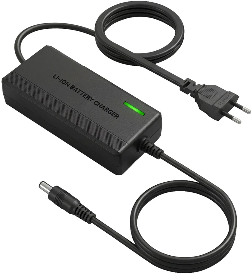 Universali kroviklis / Maitinimo šaltinis Maclean Energy, do hulajnóg, 54,6V DC, 2A, Max 110W, Fast Charging, 6 wtyczek, MCE665