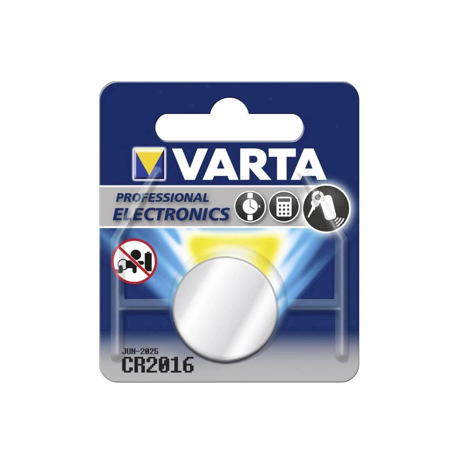 Varta CR2016 3V ličio baterija 1 vnt