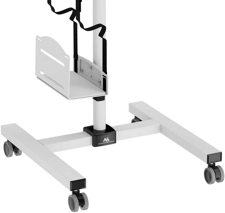 Maclean profesionalus nešiojamojo kompiuterio stovas, mobilioji kompiuterio darbo vieta ant ratų, maks. 17"-32", maks. 20 kg, MC-793