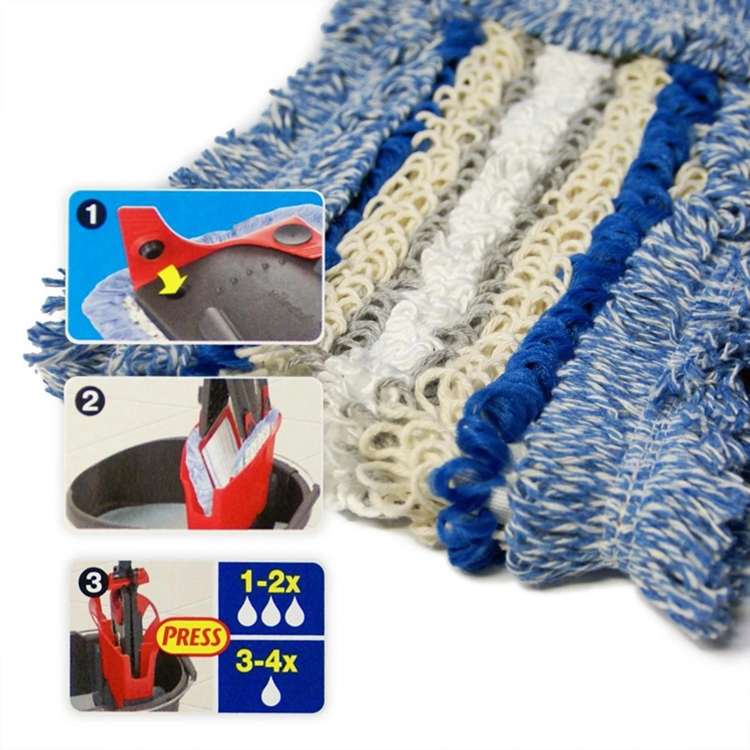 Vileda šluostė šepečiui Ultramax Micro & Cotton