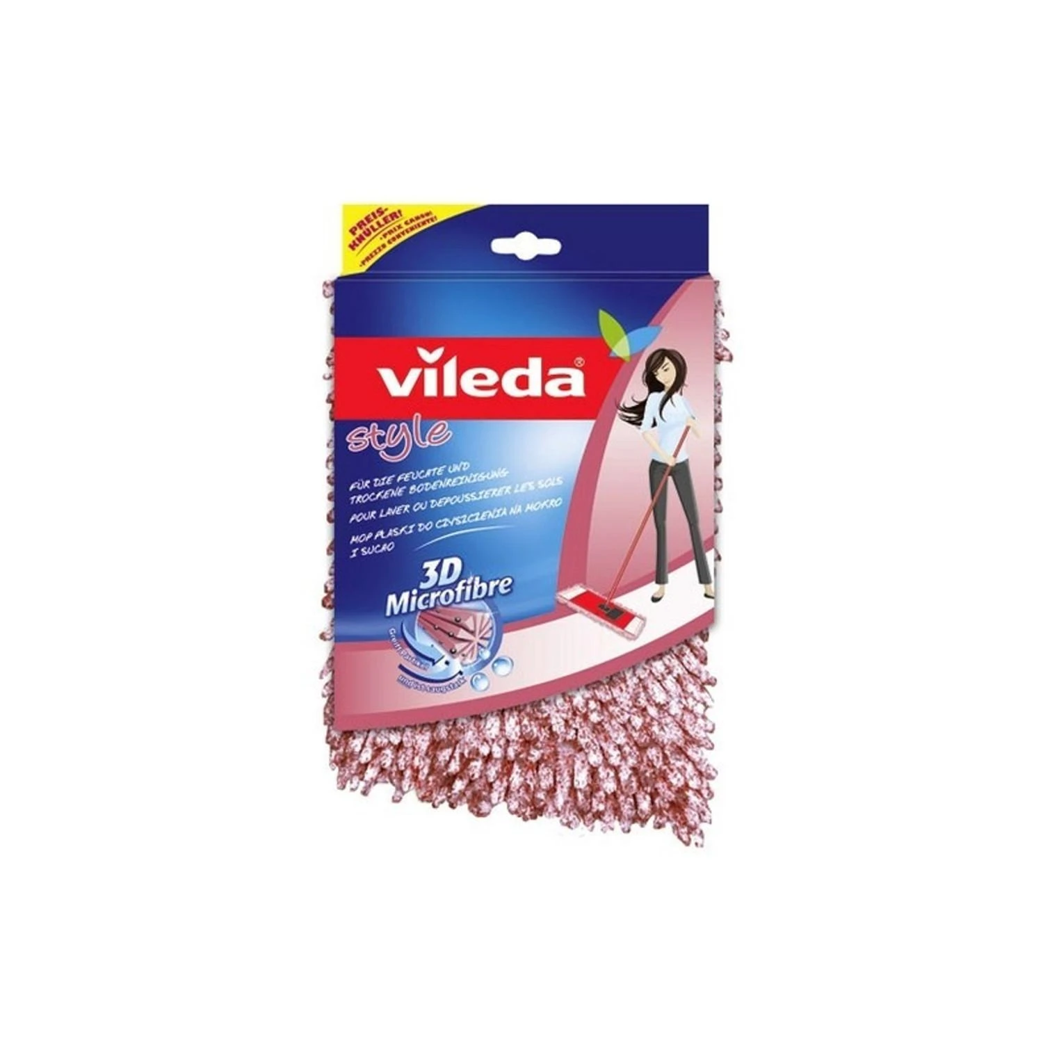 Vileda šluostė šepečiui Chenille