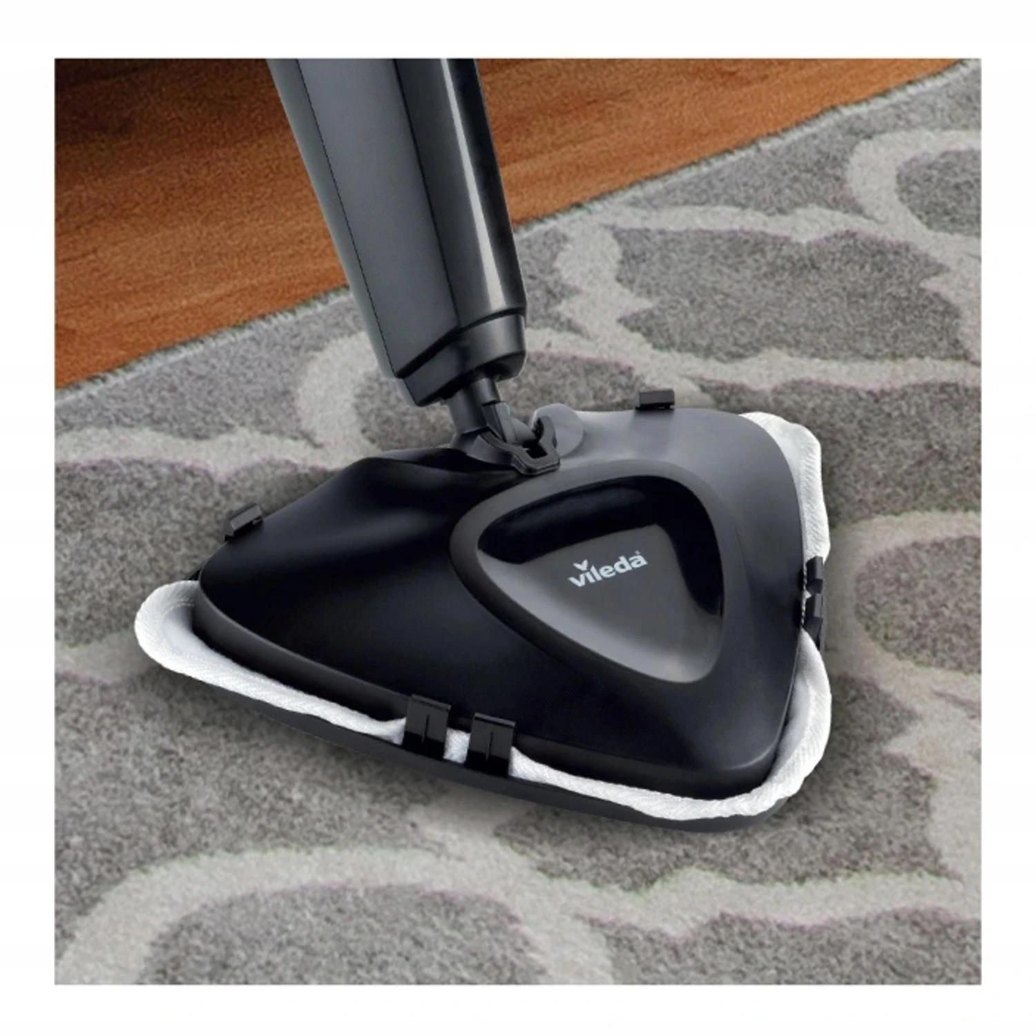 Vileda Steam Plus garų šluota, Juoda