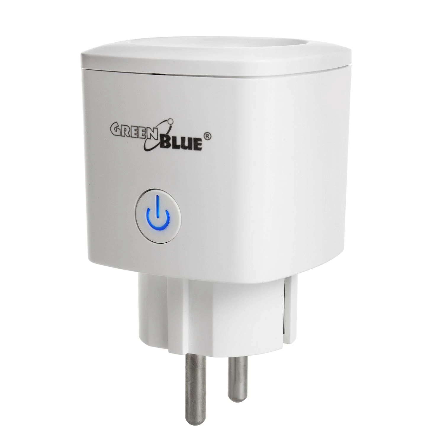 GreenBlue WiFi nuotolinio valdymo lizdas, Android/iOS/Alexa/Google Home, energijos trūkumai. Energija, laikmatis, maks. 3680W, F tipas, GB720 F