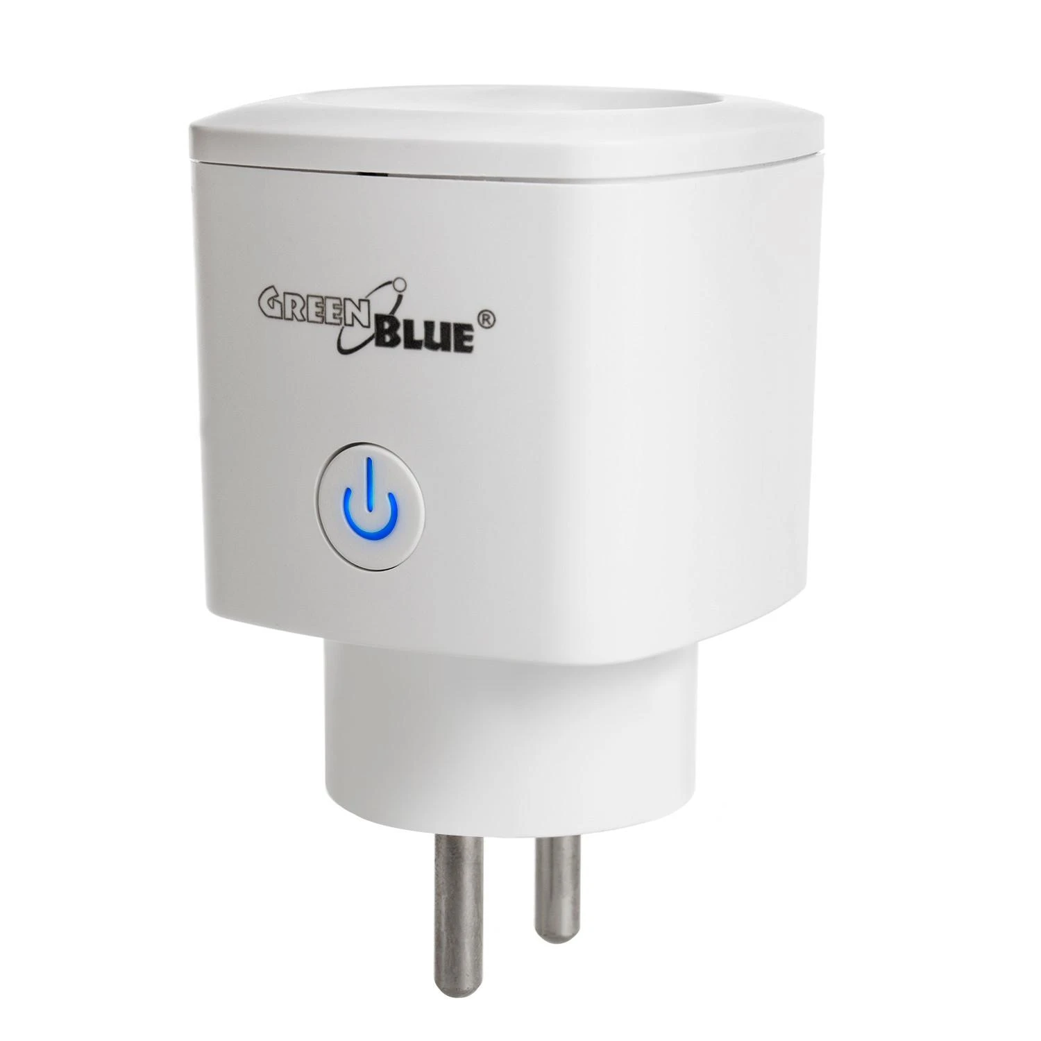 Zdalnie „GreenBlue“ nuotolinio valdymo WiFi lizdas, „Android“ / „iOS“ / „Alexa“ / „Google Home“, energijos suvartojimas, laikmatis, maks. 3680 W, E tipas, GB720 E