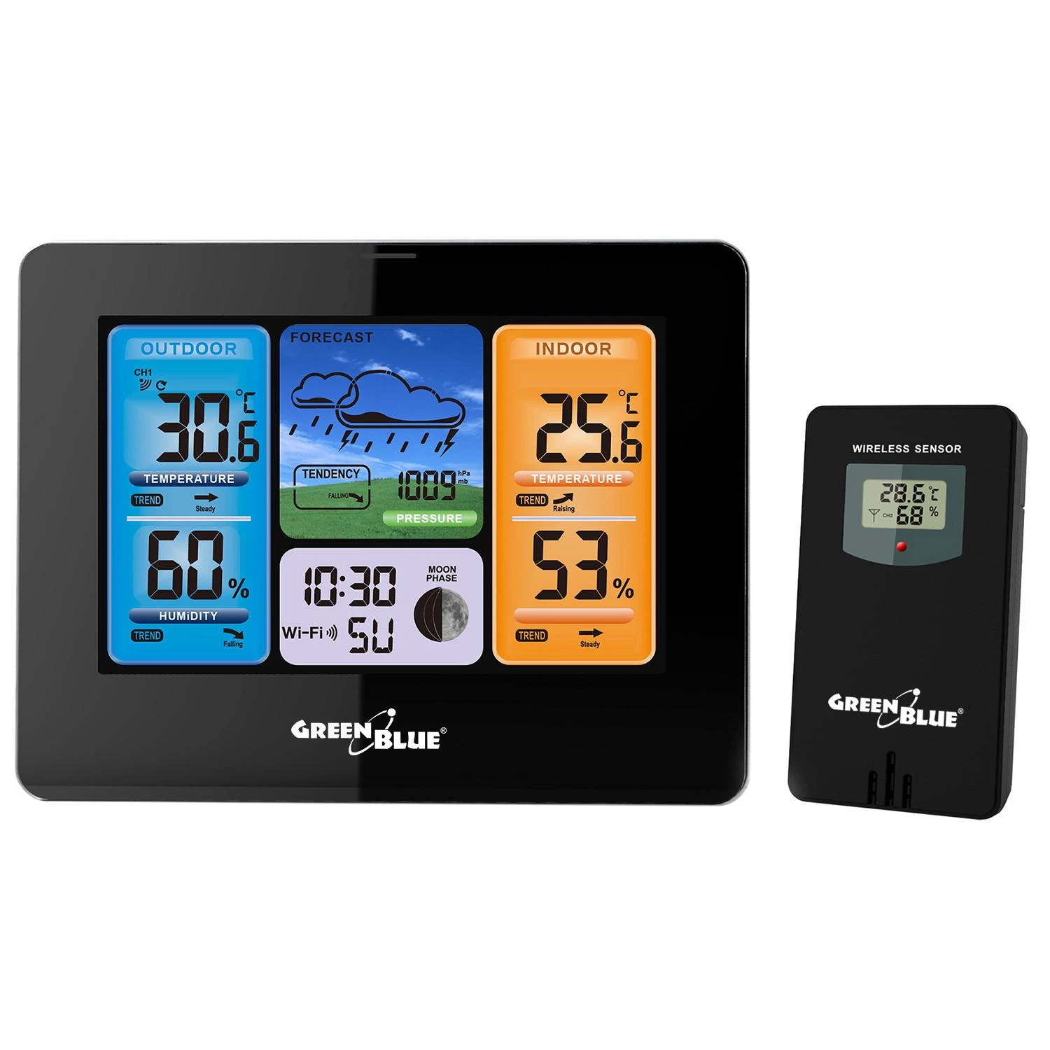 GreenBlue GB215 Meteorologinė stotelė su išoriniu jutikliu