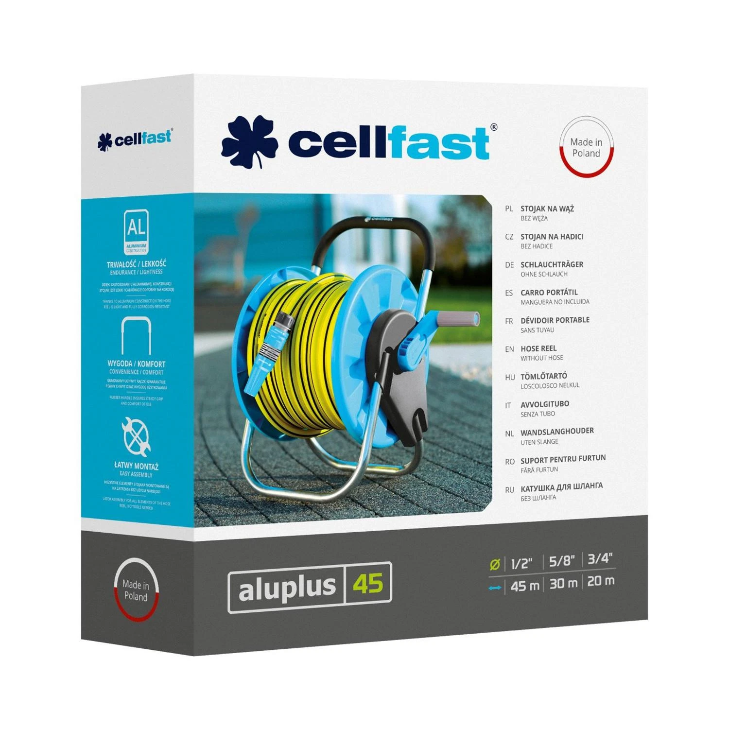 CELLFAST ŽARNŲ STOVAS ALUPLUS 45mb 1/2