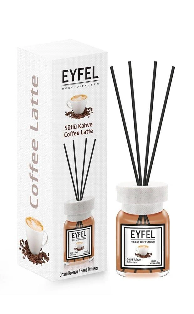Eyfel namų kvapas su lazdelėmis "COFFE LATTE 120 ml."