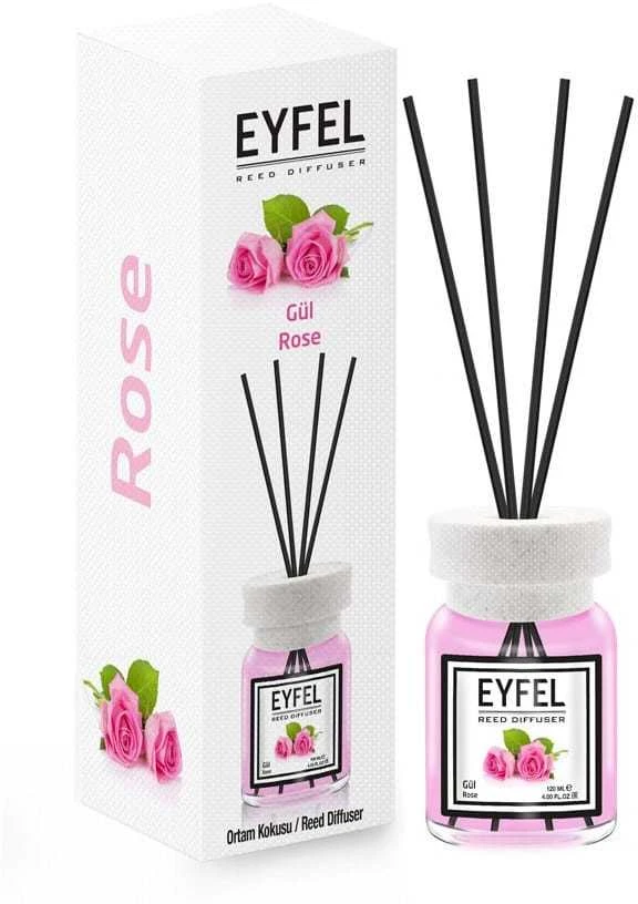 Eyfel namų kvapas su lazdelėmis "ROŽĖ 120 ml."