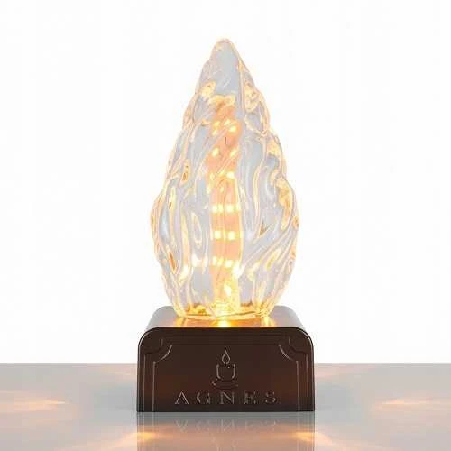 Kapų žvakė.Led žvakė su liepsnos efektu, L-2 15 cm. Agnes