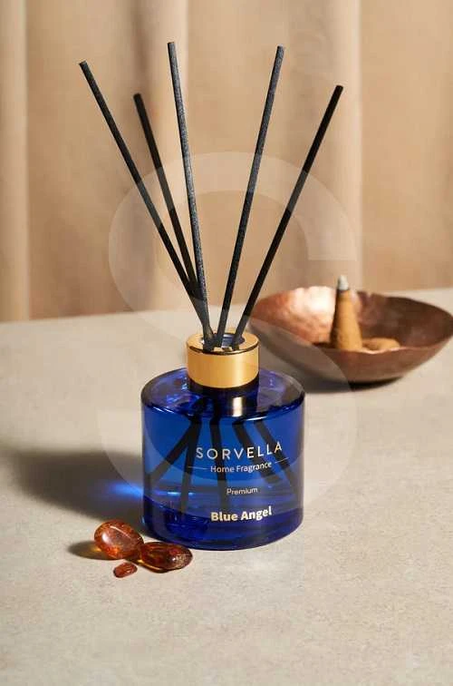 Mėlyna SORVELLA PREMIUM Mėlynas ANGEL patalpų kvėpiklis, 120 ml