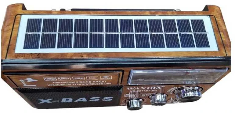 radijo imtuvas Waxiba X-Bass rudas