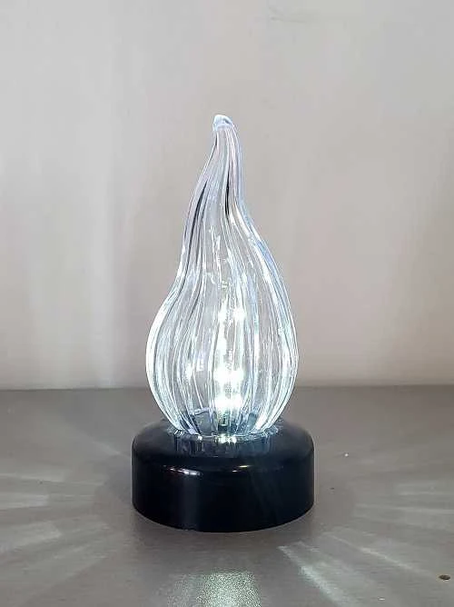 Subito Kapų žvakė.Led žvakė su liepsnos efektu, L-1 15 cm. juodos spalvos