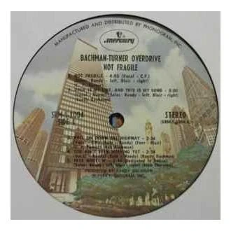 Vinilinė plokštelė Bachman - Turner Overdrive - Not Fragile