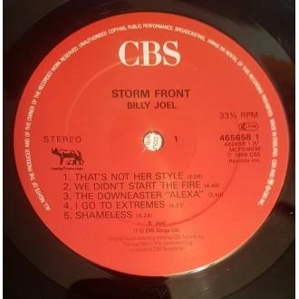 Vinilinė plokštelė Billy Joel - Storm Front