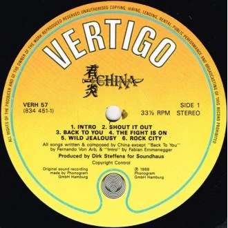 Vinilinė plokštelė China – China
