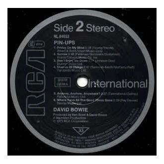 Vinilinė plokštelė David Bowie ‎– Pinups