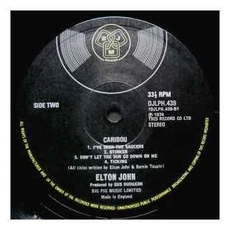 Vinilinė plokštelė Elton John- Caribou