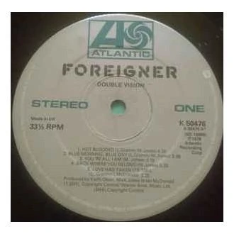 Vinilinė plokštelė Foreigner ‎– Double Vision