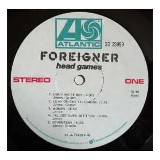 Vinilinė plokštelė Foreigner - Head Games