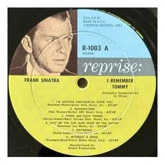 Vinilinė plokštelė Frank Sinatra ‎– I Remember Tommy