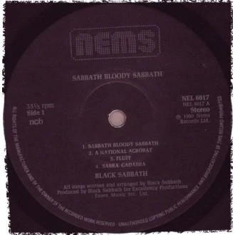 Vinilinė plokštelė Juodas Sabbath – Sabbath Bloody Sabbath
