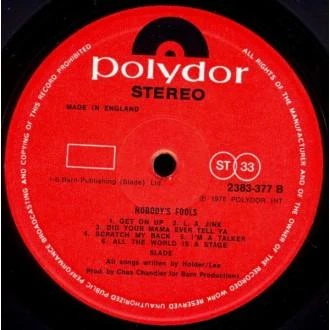 Vinilinė plokštelė Slade ‎– Nobody's Fools