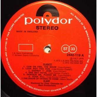 Vinilinė plokštelė Slade ‎– Sladest