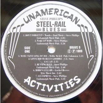 Vinilinė plokštelė Steve Phillips – Steel-Rail Blues