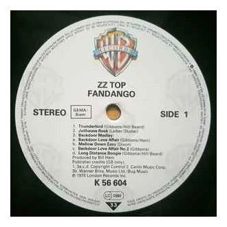 Vinilinė plokštelė ZZ Top ‎– Fandango!