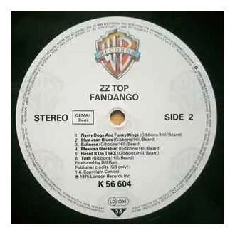 Vinilinė plokštelė ZZ Top ‎– Fandango!