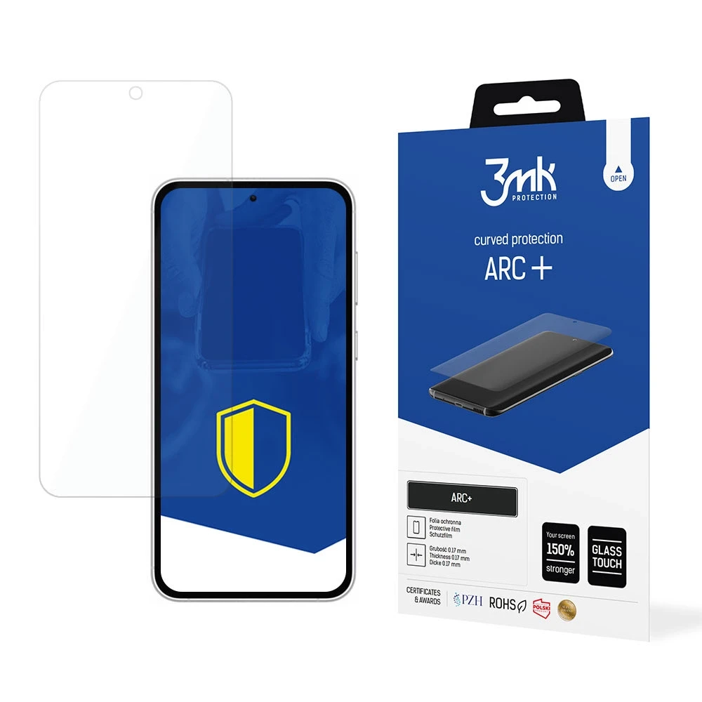 Apsauginė plėvelė Samsung Galaxy S23 FE 3mk ARC+ skaidrus