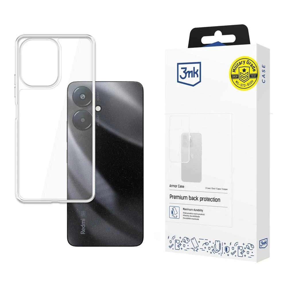 3mk Armor Xiaomi Redmi 13C 5G - dėklas telefonui skaidrus