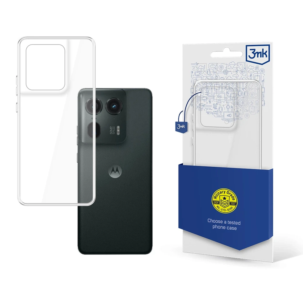 3MK Clear Case Motorola Moto Edge 50 Ultra dėklas telefonui skaidrus