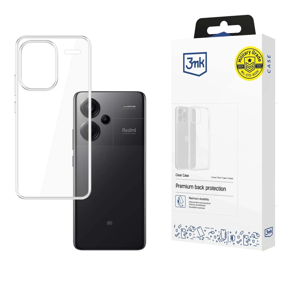 Dėklas 3mk Clear Case 1,2mm Xiaomi Redmi Note 13 Pro Plus 5G