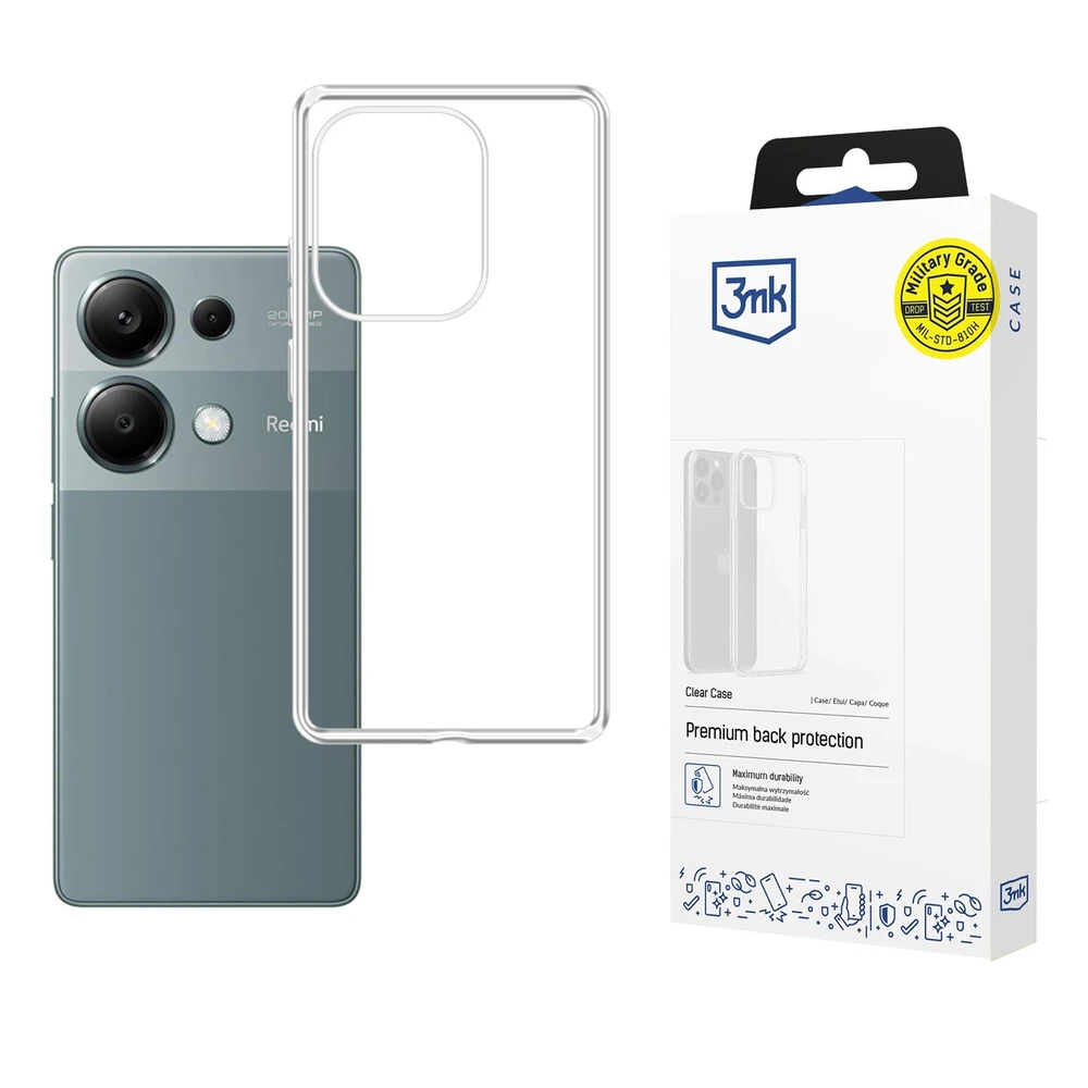 Dėklas 3mk Clear Case 1,2mm Xiaomi Redmi Note 13 Pro 4G