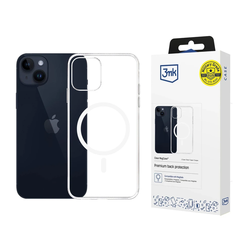 3MK skaidrus MagDėklas Apple iPhone 14 Plus