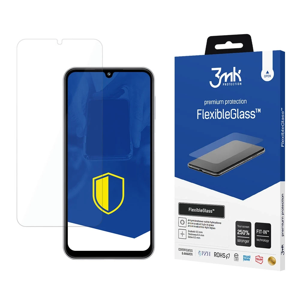 Hibridinis stiklas Samsung Galaxy M34 5G 3mk lankstus stiklo hibridinis plėvelė