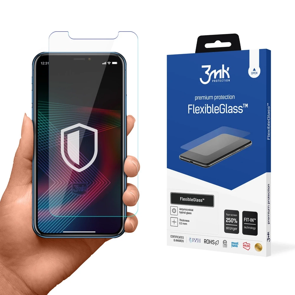 3MK FlexibleGlass Apple iPhone Xr hibridinis stiklas