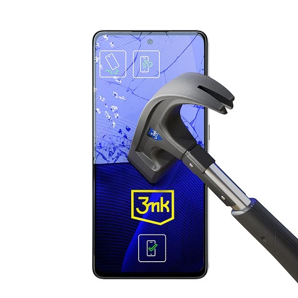LCD apsauginė plėvelė 3mk Lankstus stiklas Samsung A525 A52 4G/A526 A52 5G/A528 A52s 5G