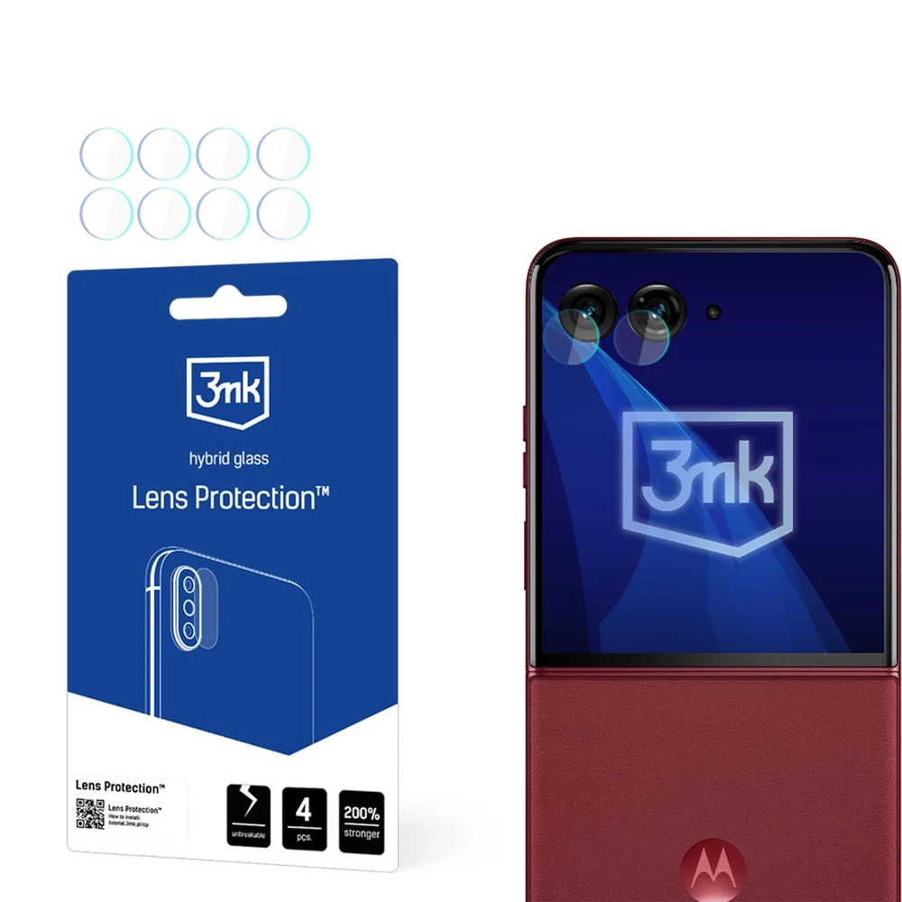 3Mk apsauga 3mk objektyvo apsauginis kameros stiklas, skirtas „Motorola Razr 60 Ultra“