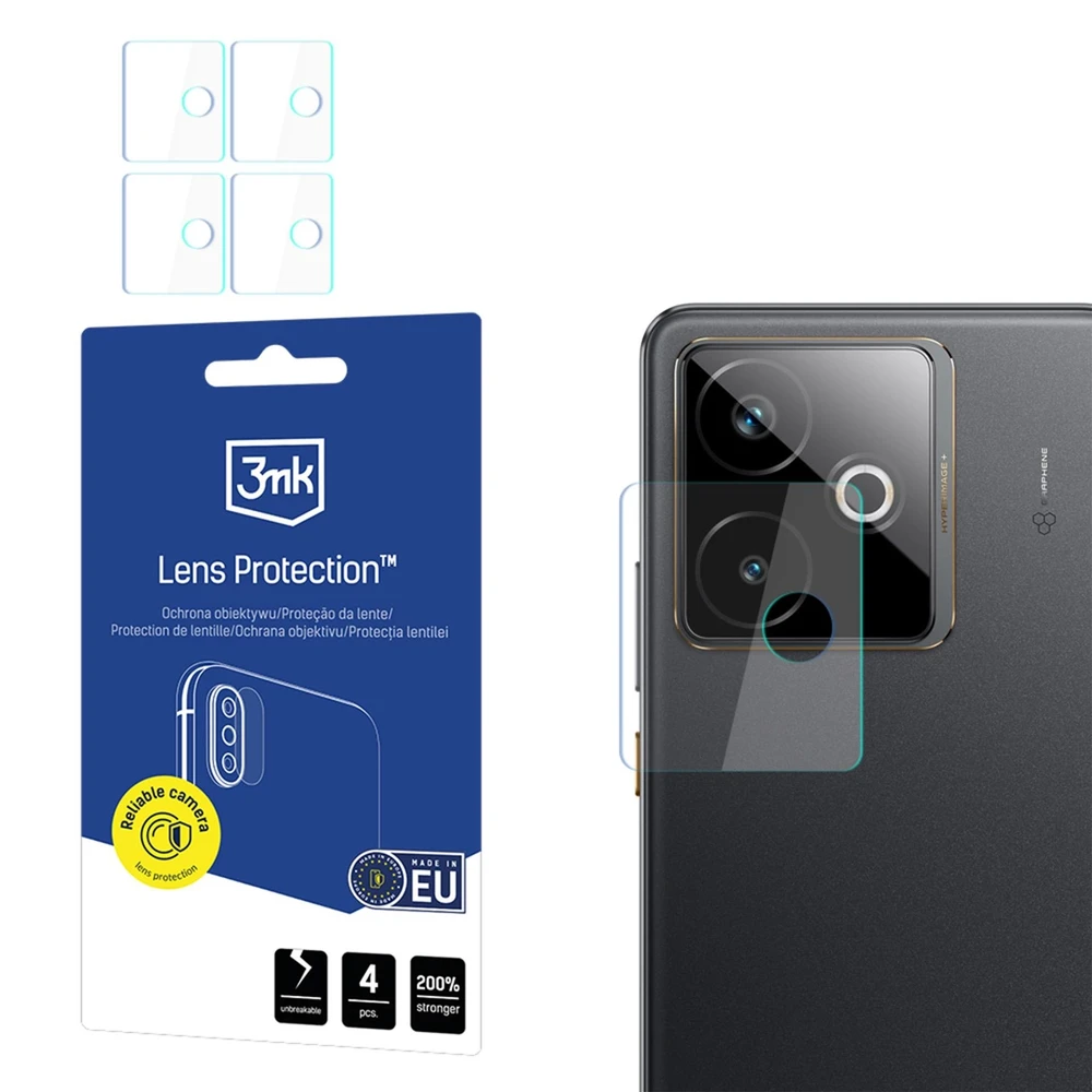 3mk hibridinis objektyvo apsaugos stiklas, skirtas „Realme GT 7T“ kameros objektyvui