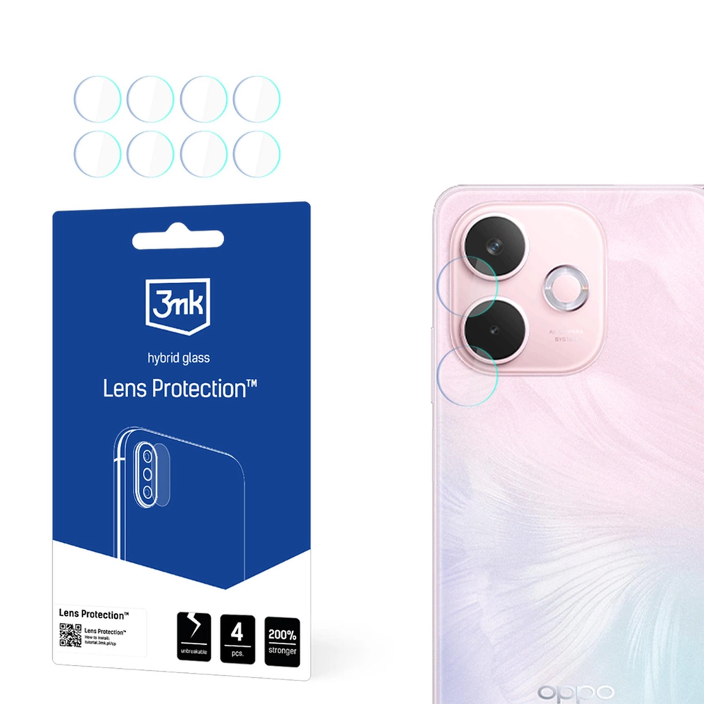 Nezatříděno 3Mk apsauga 3mk hibridinis objektyvo apsaugos stiklas „Oppo A5 Pro 5G“ kameros objektyvui