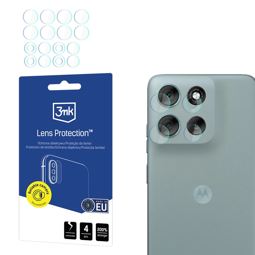 3Mk apsauga 3mk hibridinis objektyvo apsauginis stiklas Motorola Moto G56 kameros objektyvui