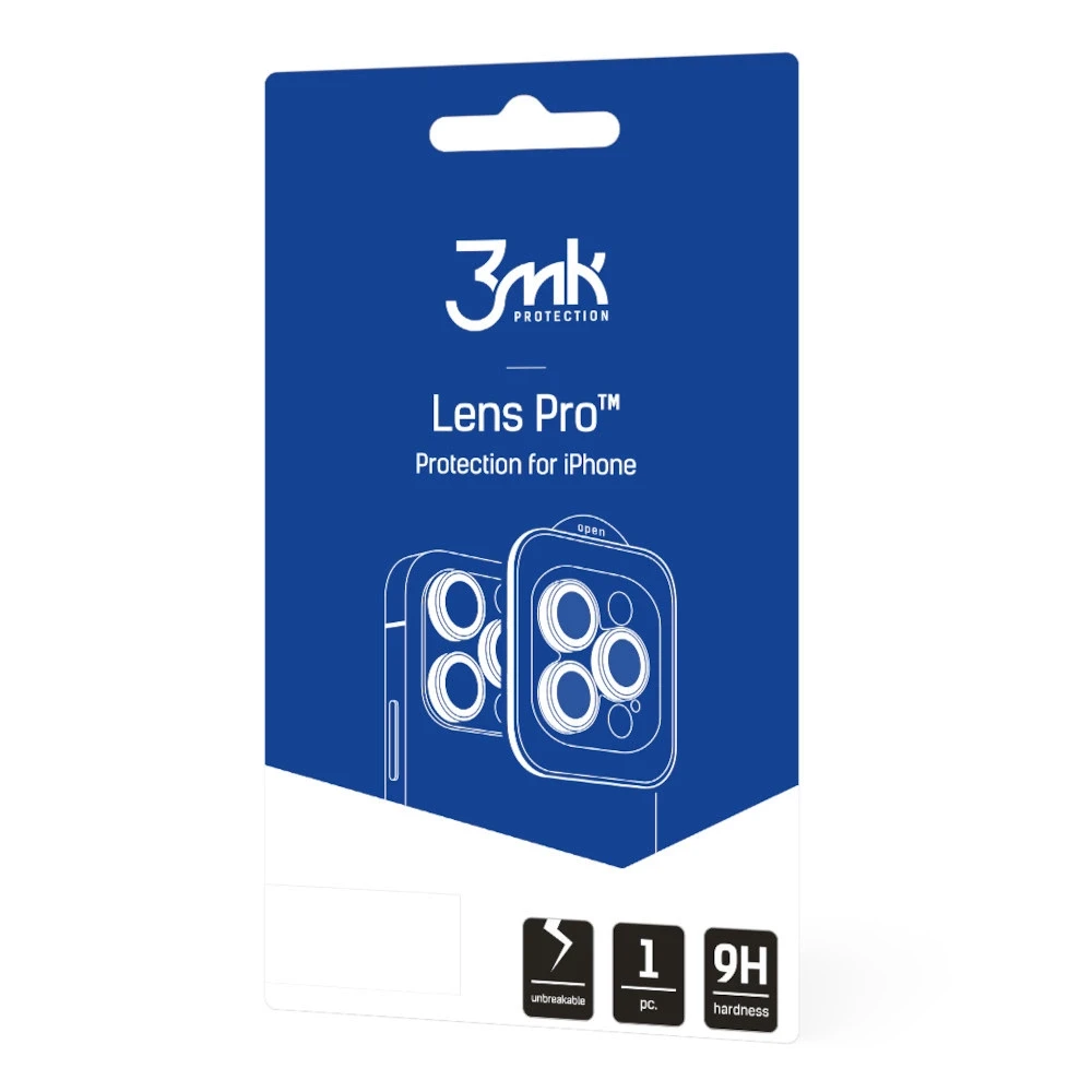 Telefono kameros apsauga 3MK Lens Protection Pro skirta Samsung Galaxy Z Flip7 juodos spalvos 1szt